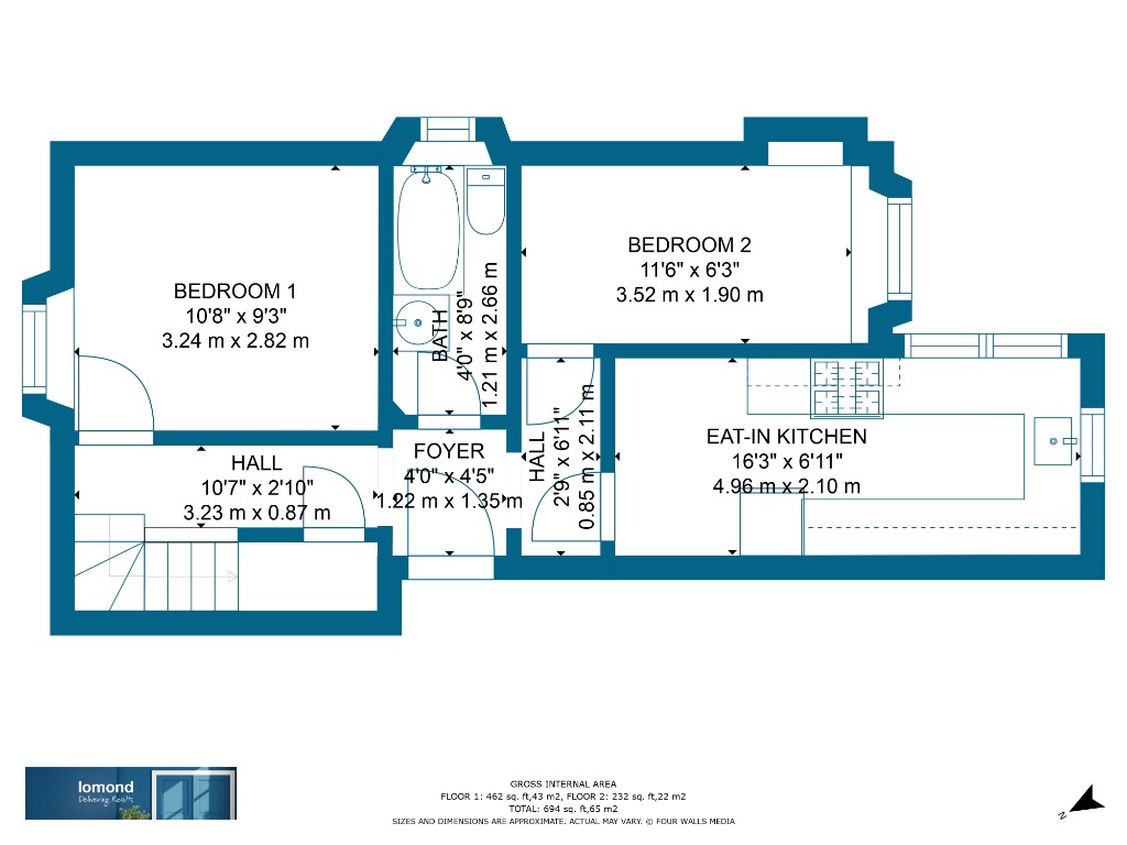 Seagate, Irvine, North Ayrshire KA12, 2 bedroom for sale