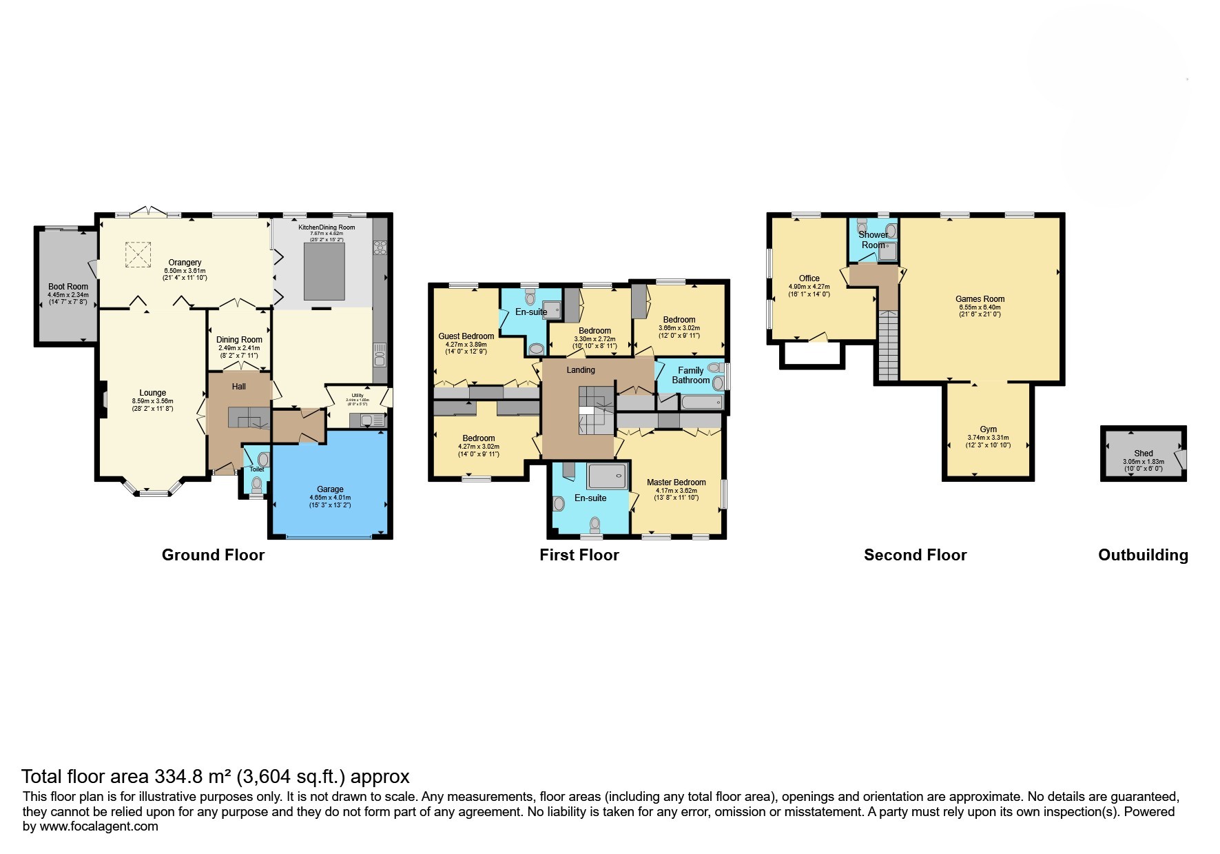1, John Clare Close, Brackley floorplan
