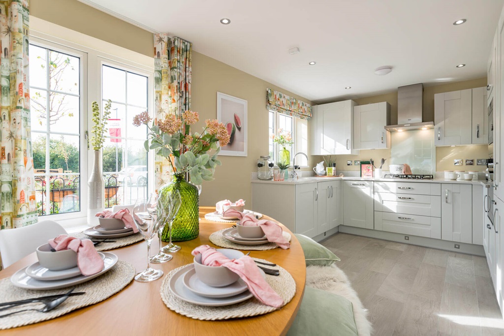 Property 2 of 11. An Open Plan Kitchen And Dining Area Is Perfect For Families