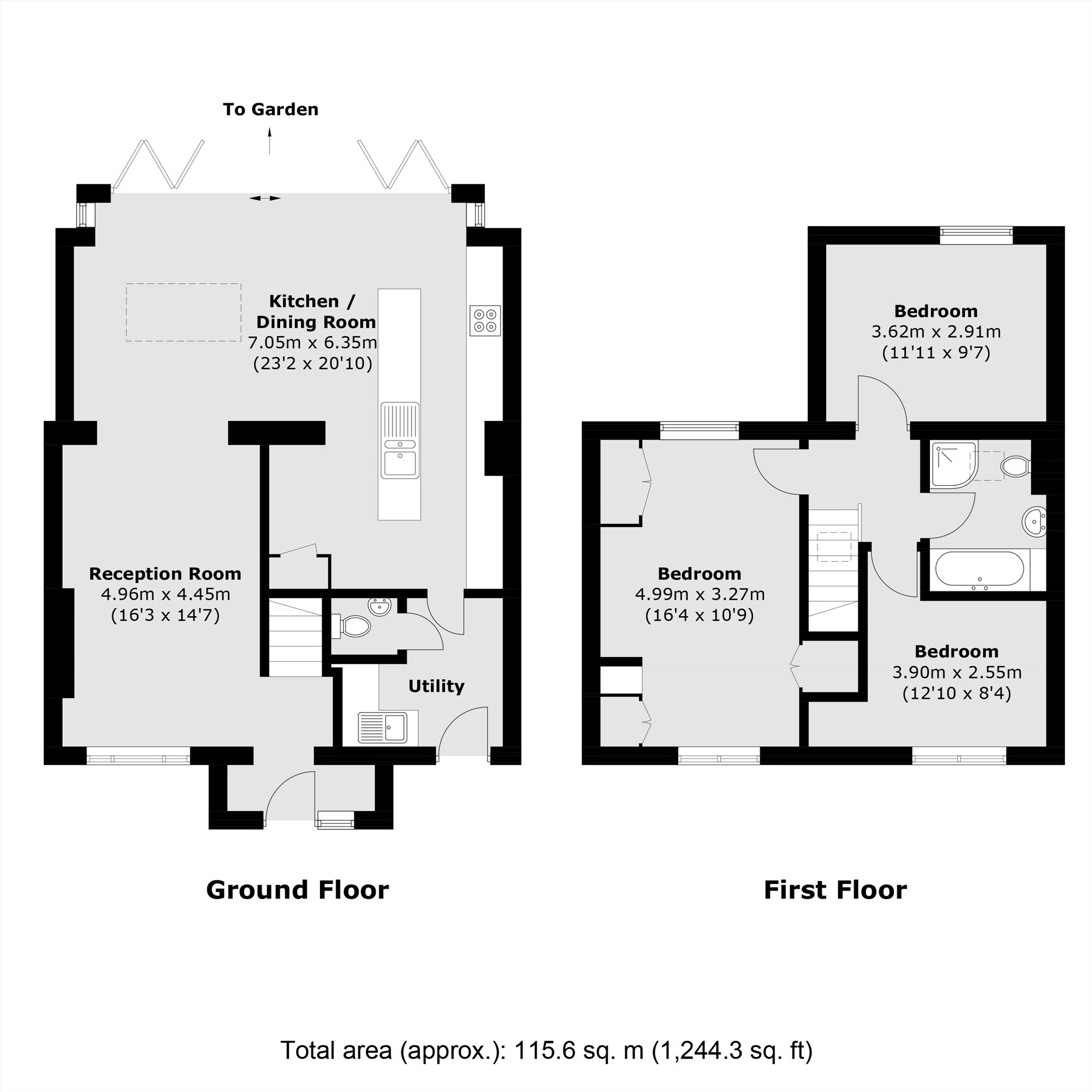 47, Grimwood Road, Twickenham floorplan