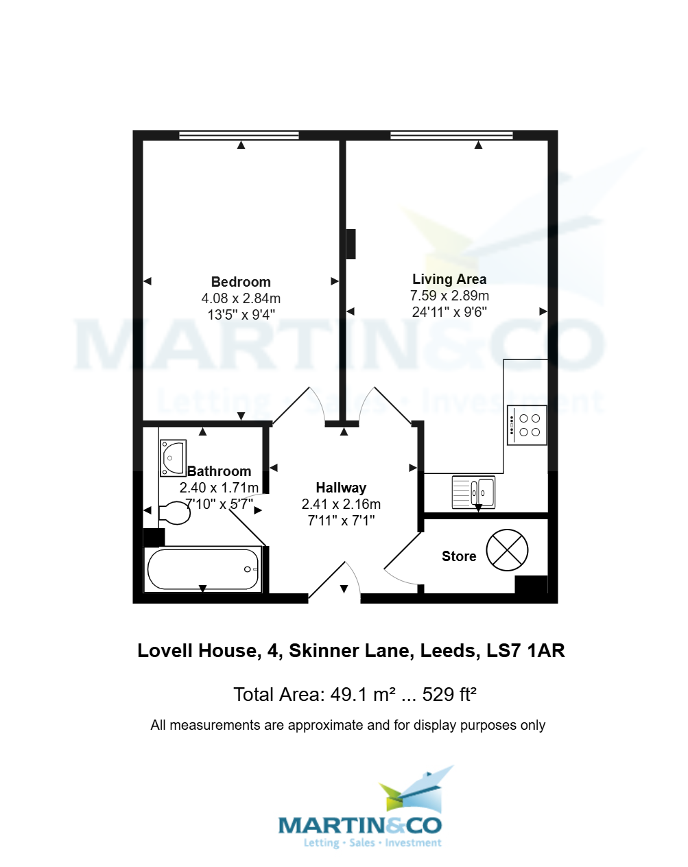 59, Lovell House, Leeds floorplan