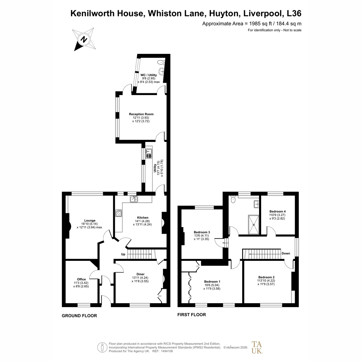 Kenilworth House, Whiston Lane, Liverpool floorplan