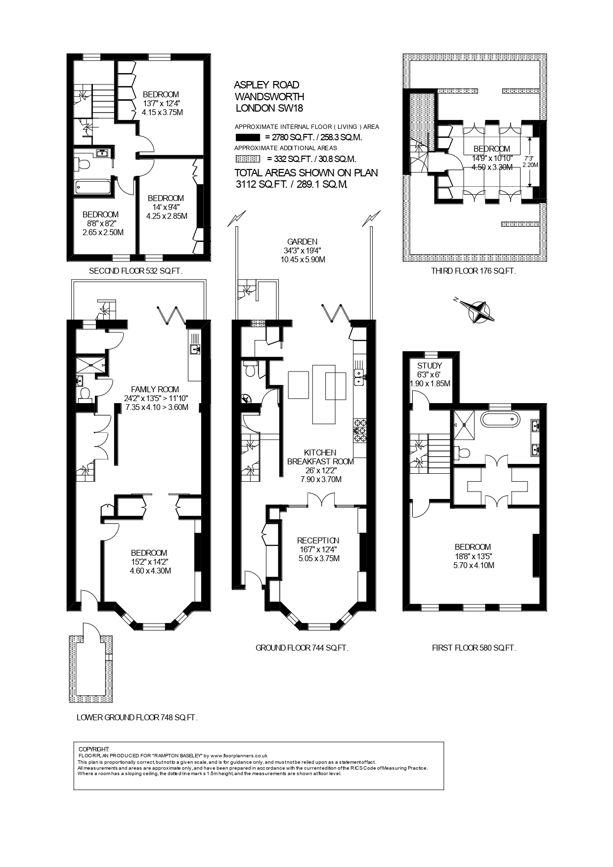 15, Aspley Road, London floorplan