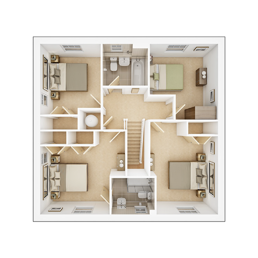 "The Shelford Plot 269" at Darren Close, Cowbridge CF71, 4 bedroom
