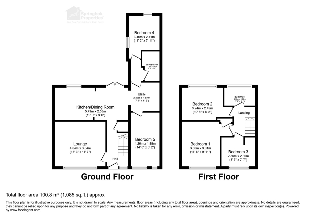 11, Pennys Crescent, Fordingbridge floorplan