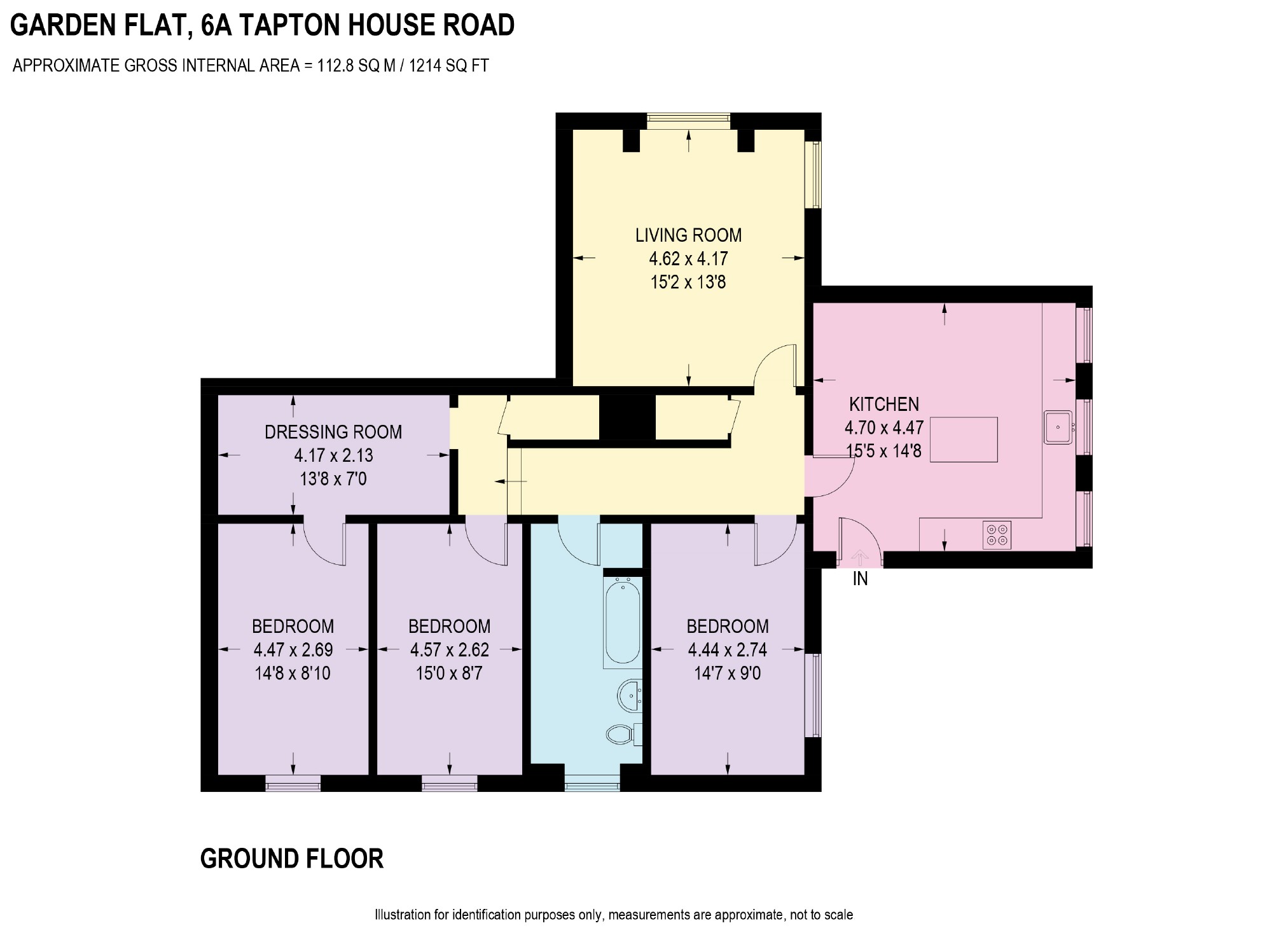 3 Bedrooms Flat for sale in Tapton House Road, Sheffield, Yorkshire S10