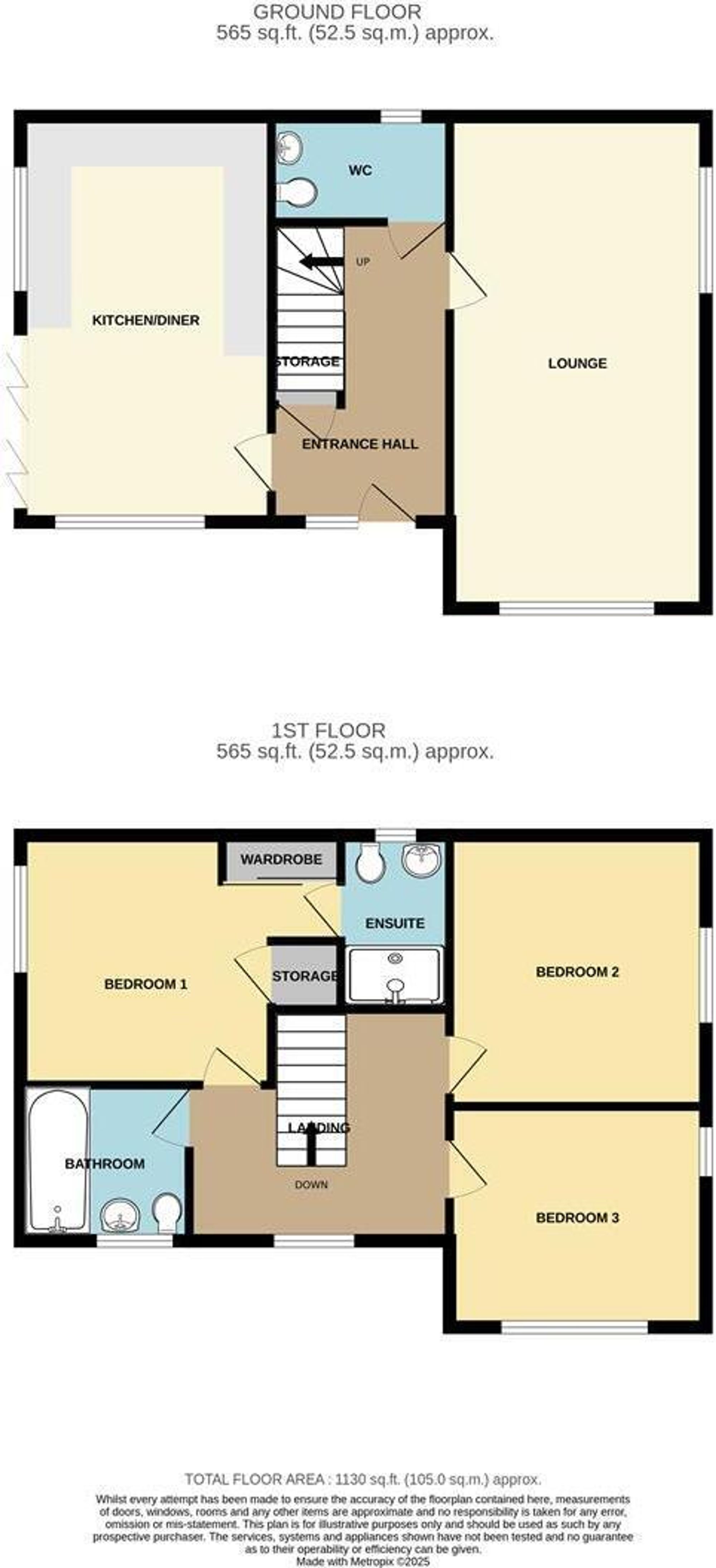 28 Clark Street, Basildon floorplan