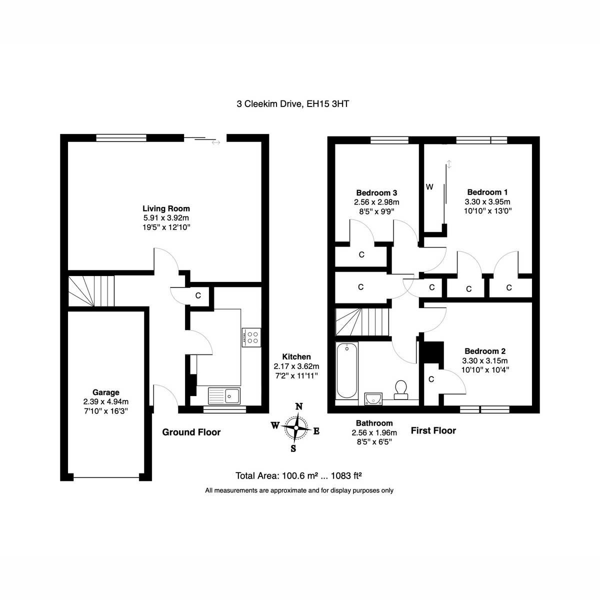 3, Cleekim Drive, Edinburgh floorplan