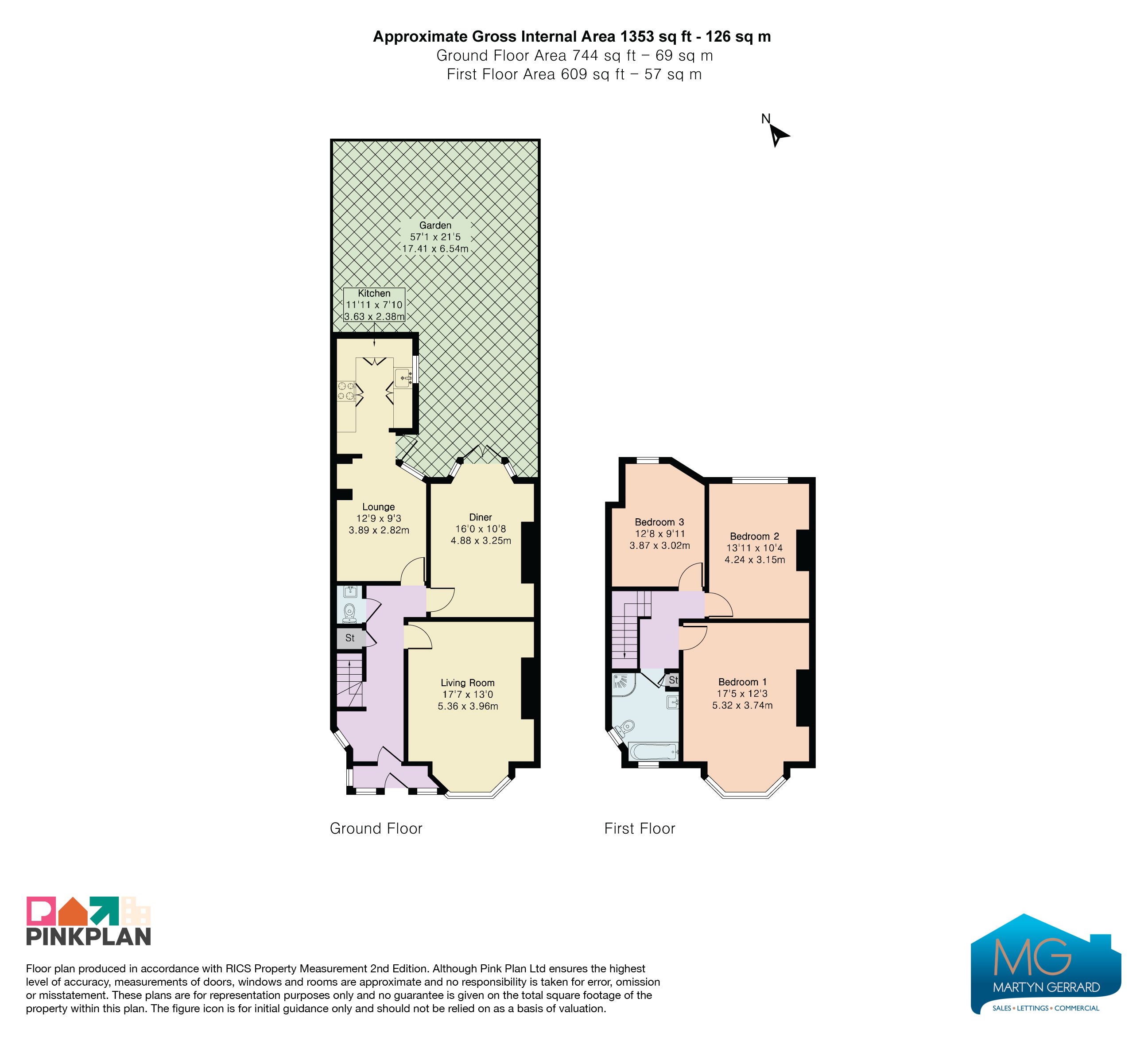 60, Nether Street, London floorplan