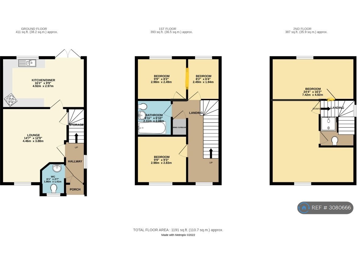 Withington, Manchester floorplan