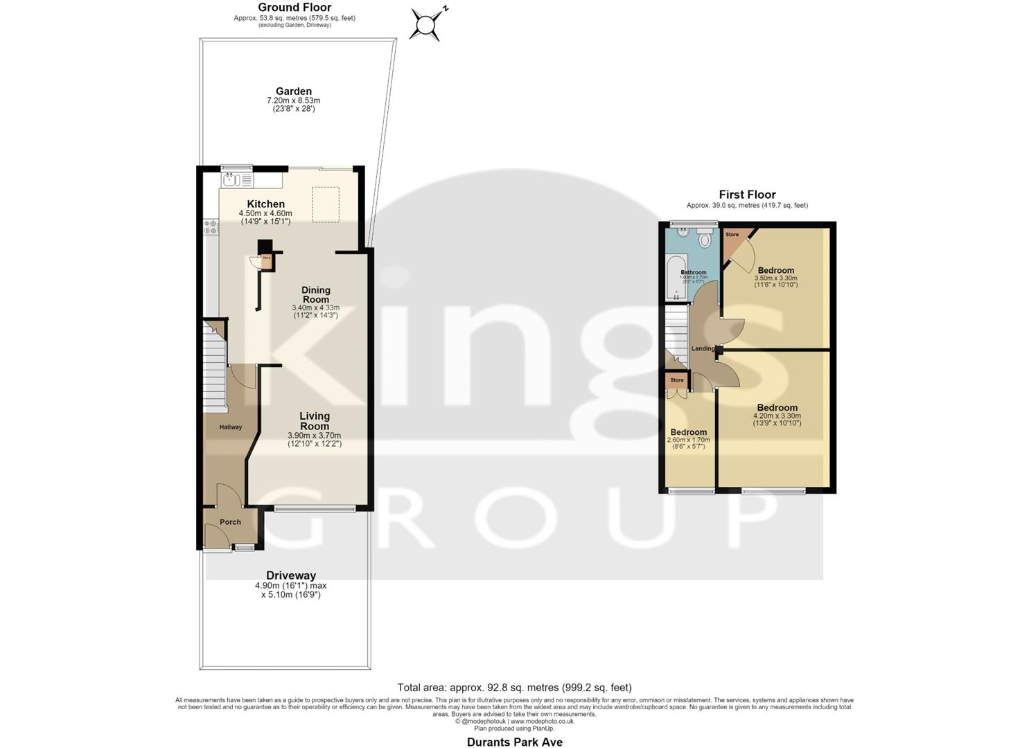 6, Durants Park Avenue, Enfield floorplan