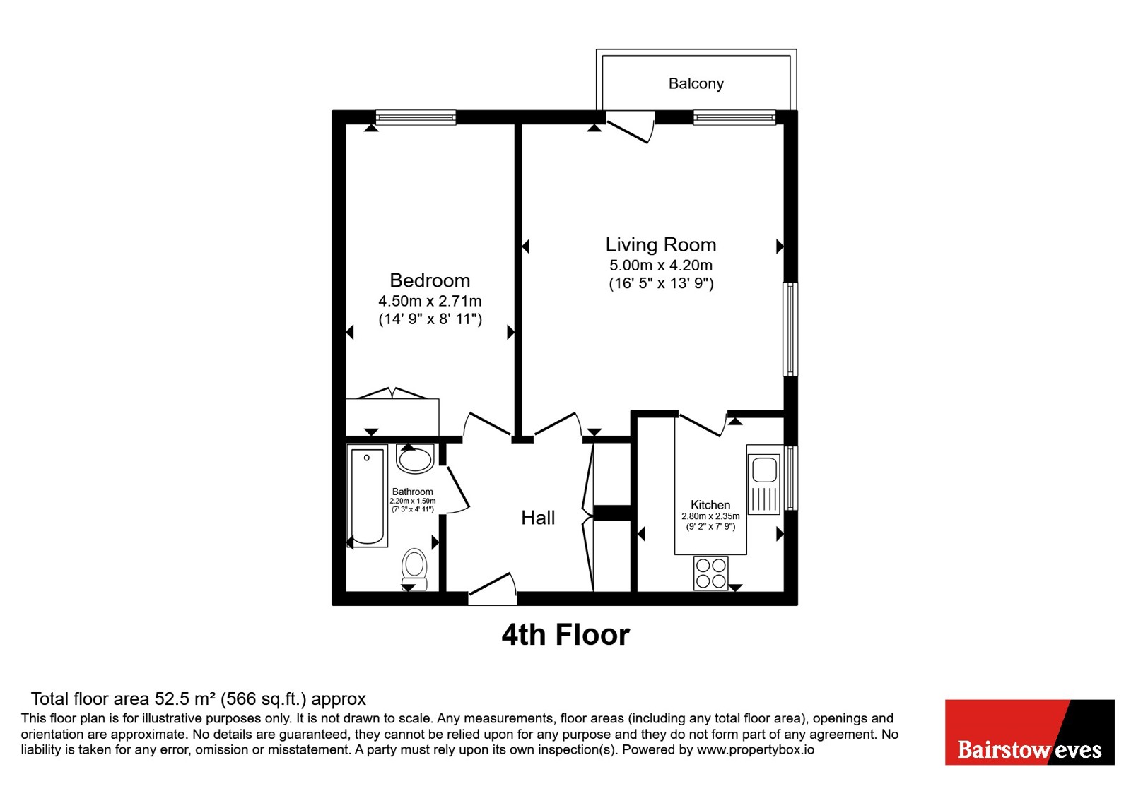 Flat 17 Olney House, 1, Wynter Street, London floorplan