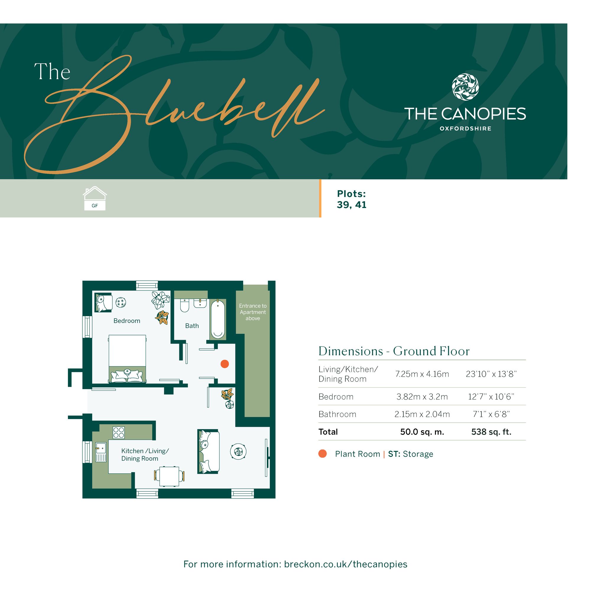 Plot 41 The Canopies, Abingdon floorplan