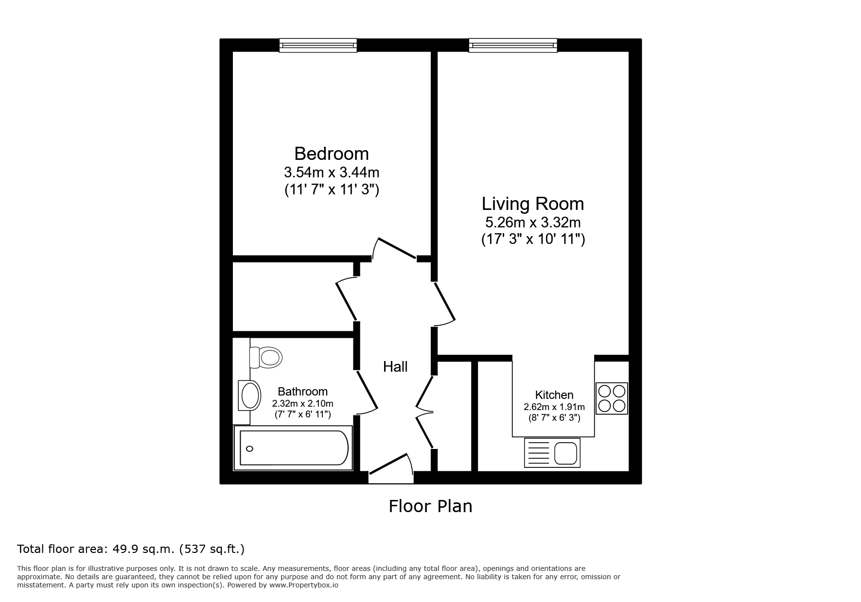 Apartment 4, Mackenzie Court, Madeira Walk, Ascot floorplan
