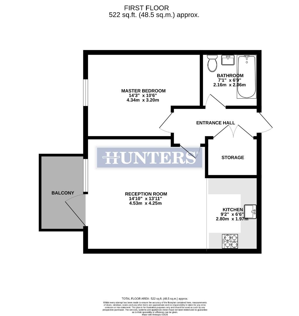 Flat 48 Maya House, 22, Farine Avenue, Hayes floorplan