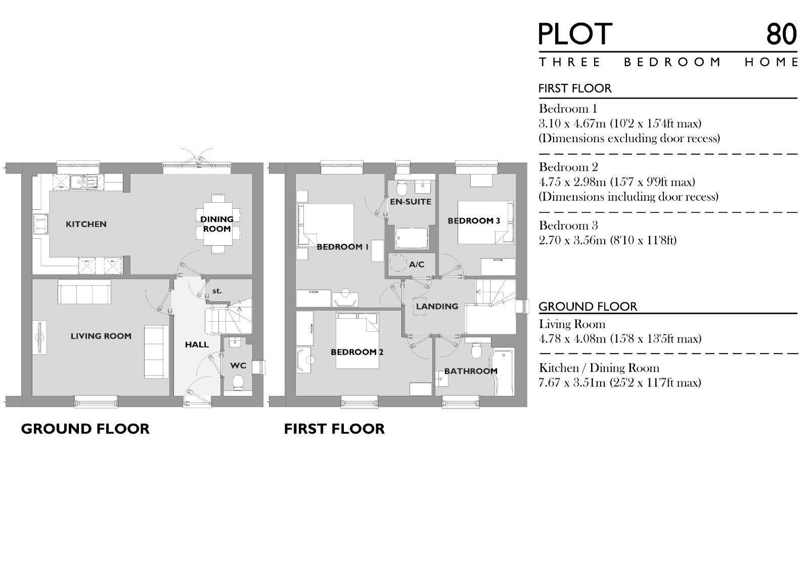 Plot 80 Mountbatten Park,, Mountbatten Park, North Baddesley floorplan