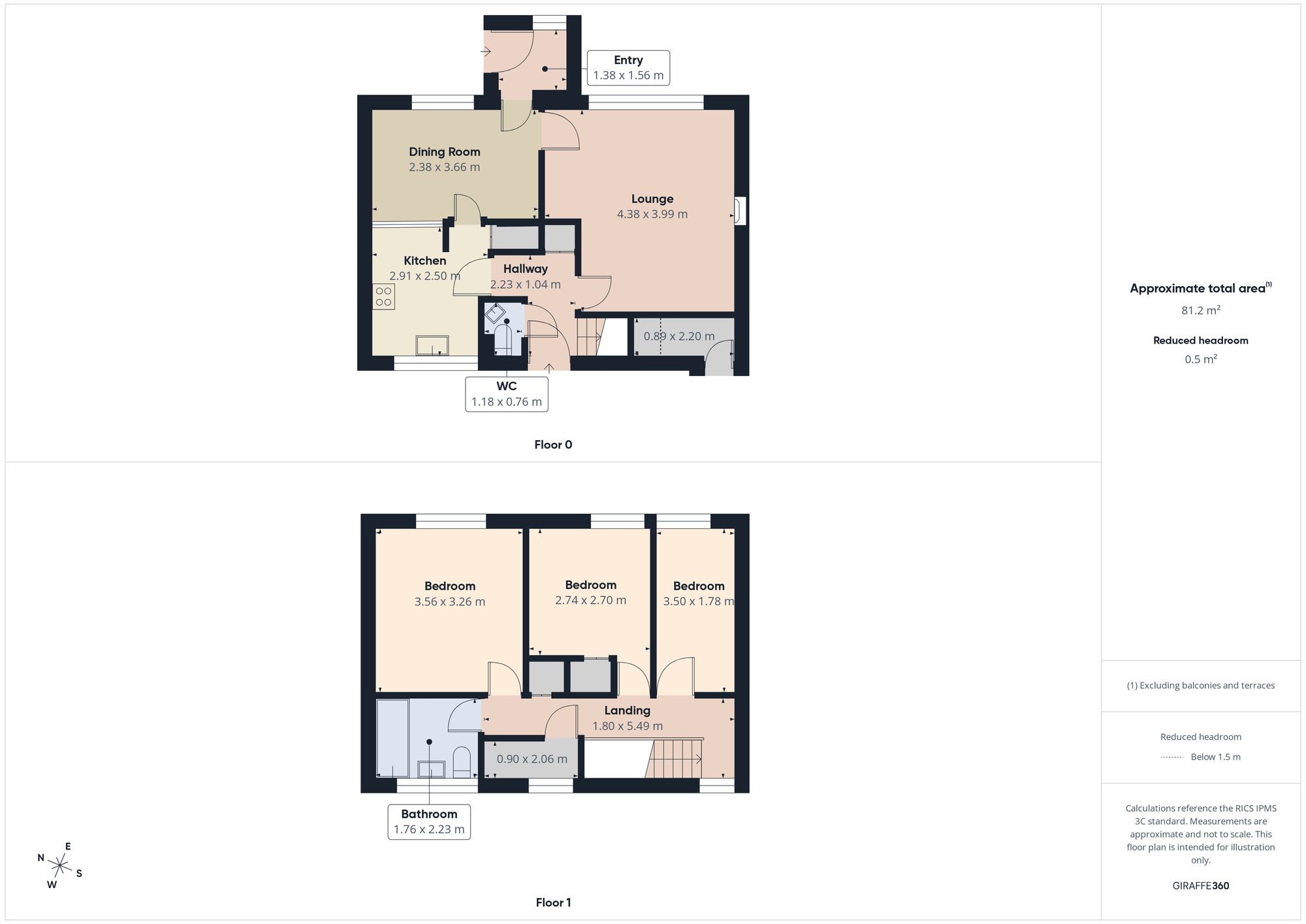 51 Whyndyke, Gateshead floorplan