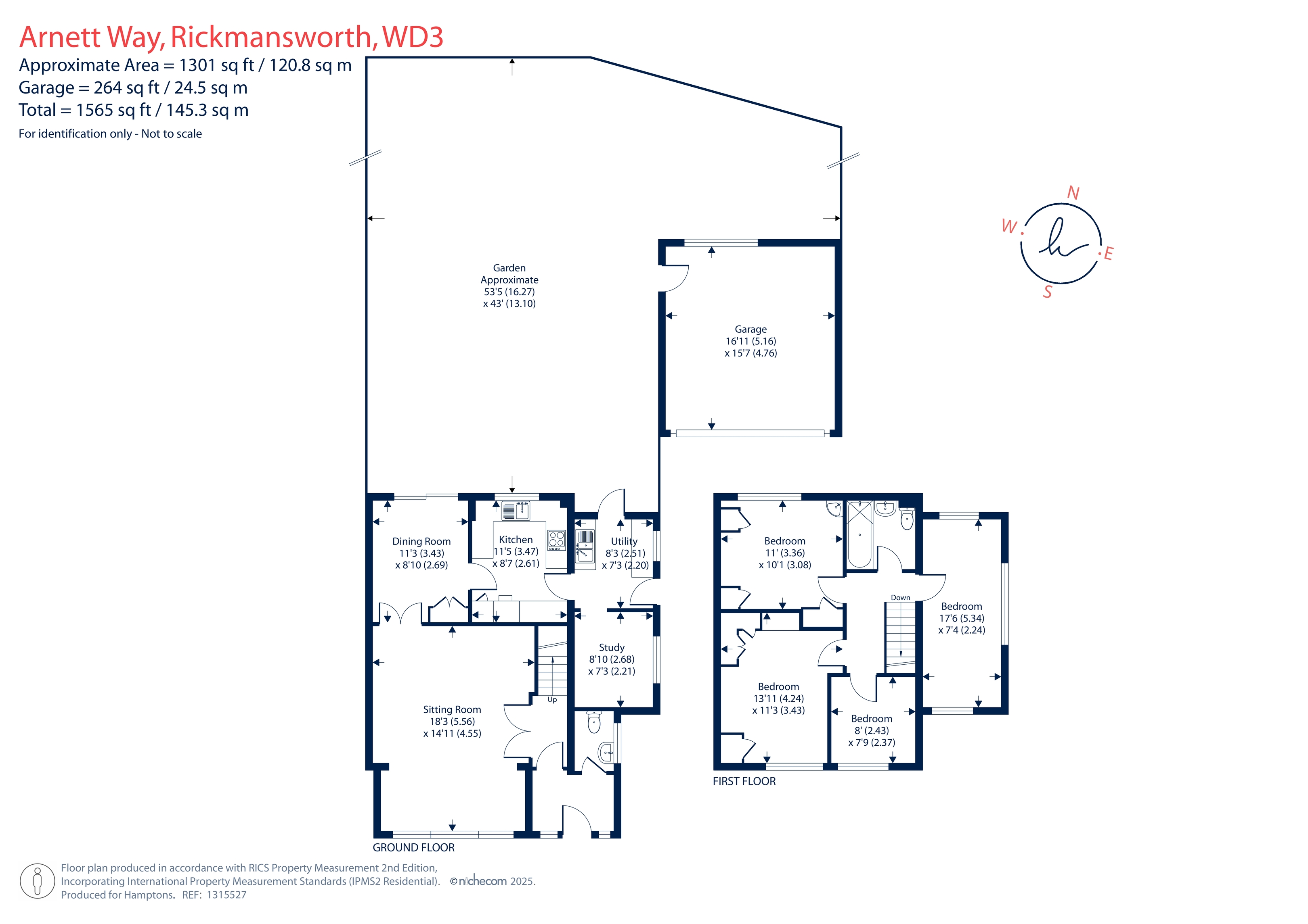 26, Arnett Way, Rickmansworth floorplan