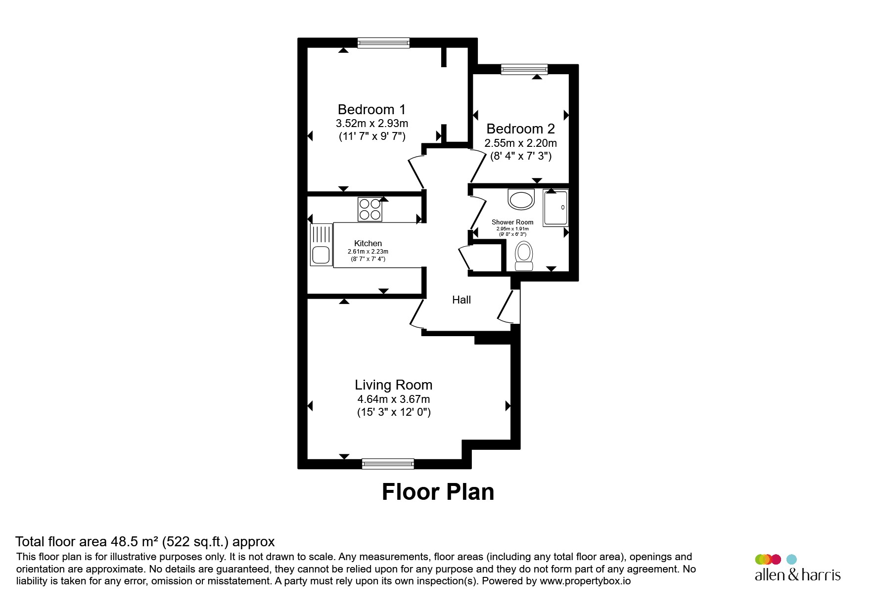 25, Farriers Close, Swindon floorplan
