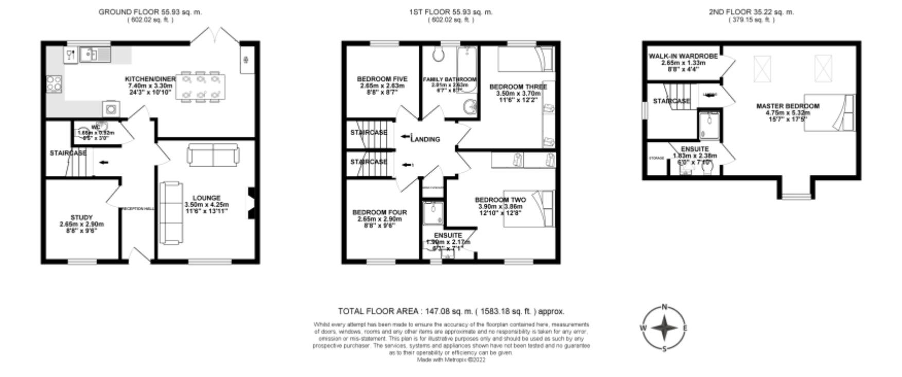 Brookwood Way, Buckshaw Village, Chorley PR7, 5 bedroom detached house