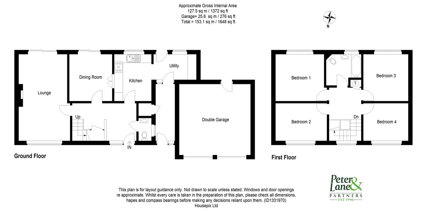 1, St Hughs Road, Huntingdon floorplan