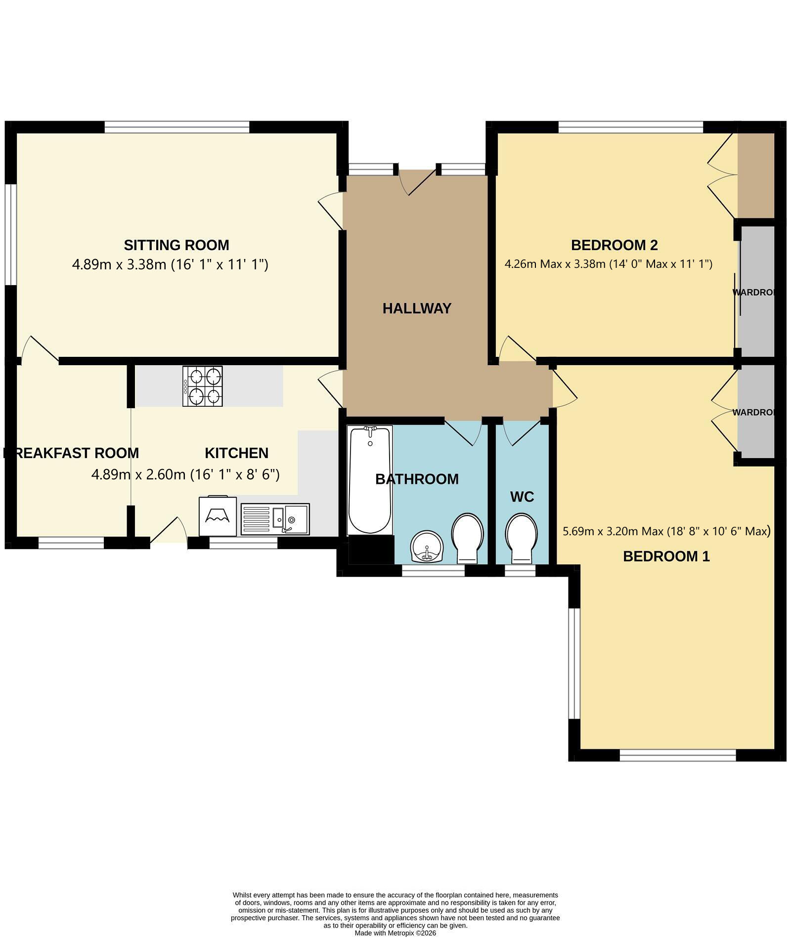 6, Farm Lane South, Barton on Sea floorplan