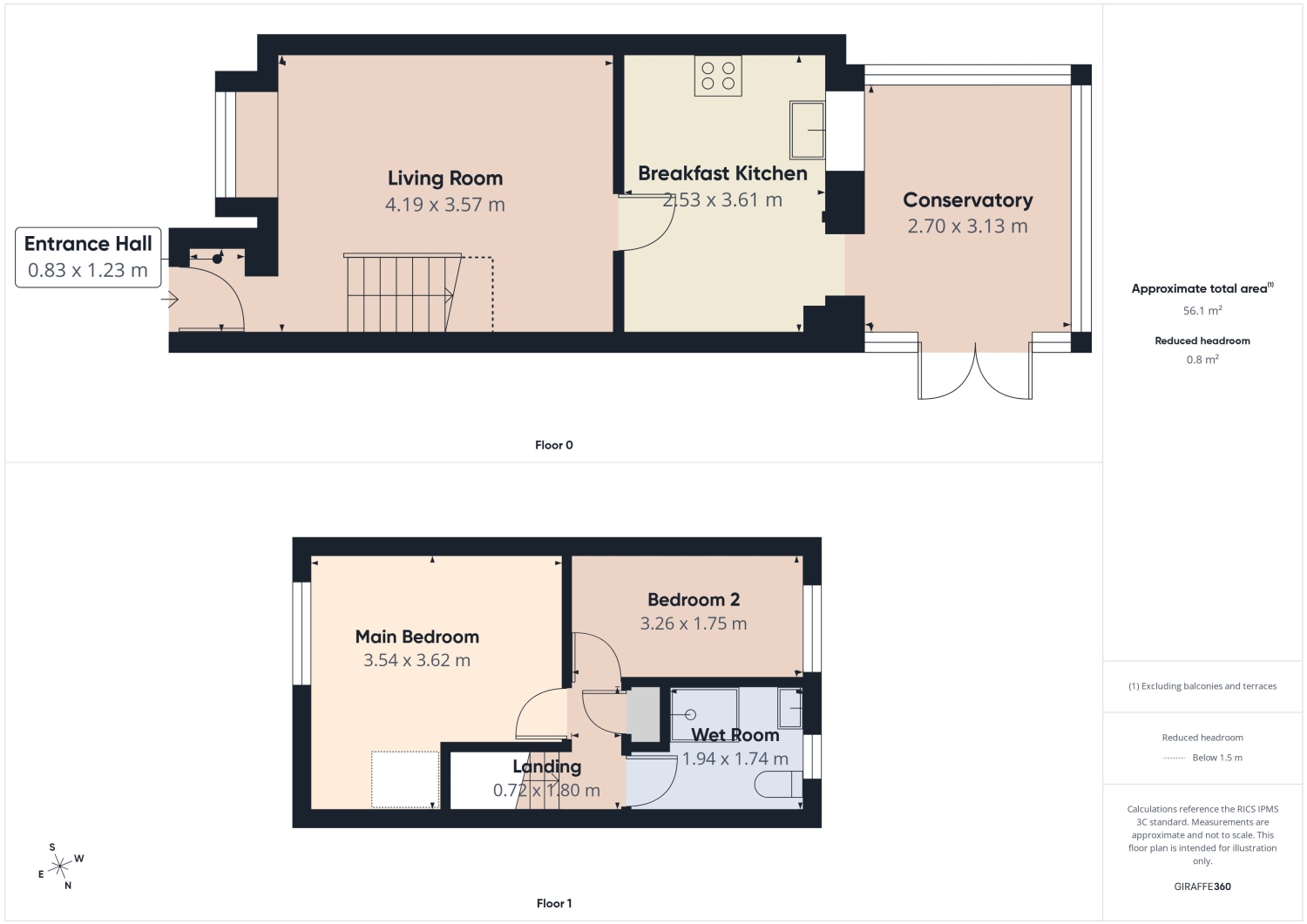 91, Mercer Crescent, Rossendale floorplan