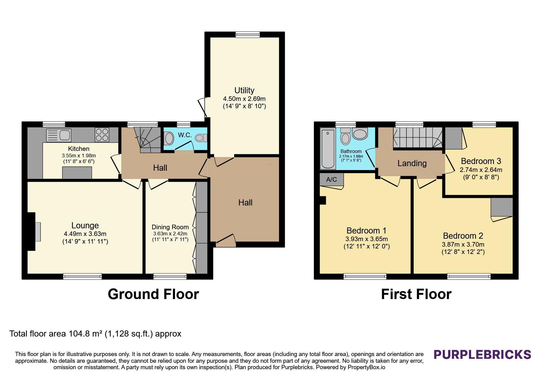 21, Wilga Road, Welwyn floorplan