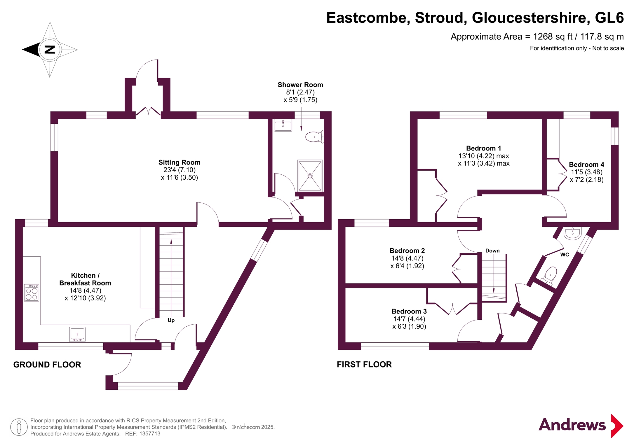 Windmill Cottage,, Eastcombe, Gloucestershire floorplan