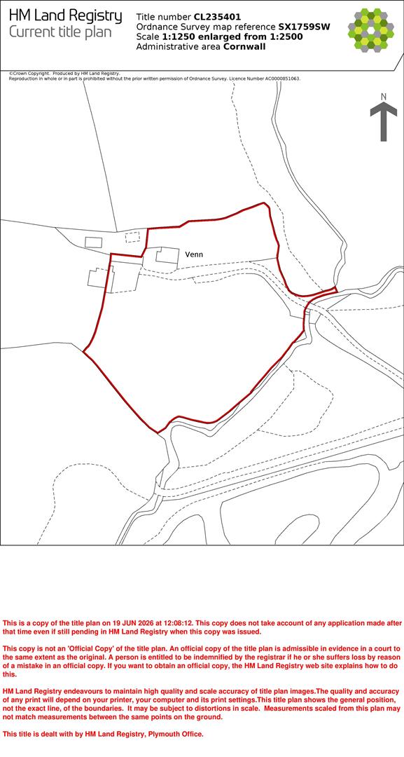 Venn, Lanreath, Looe floorplan