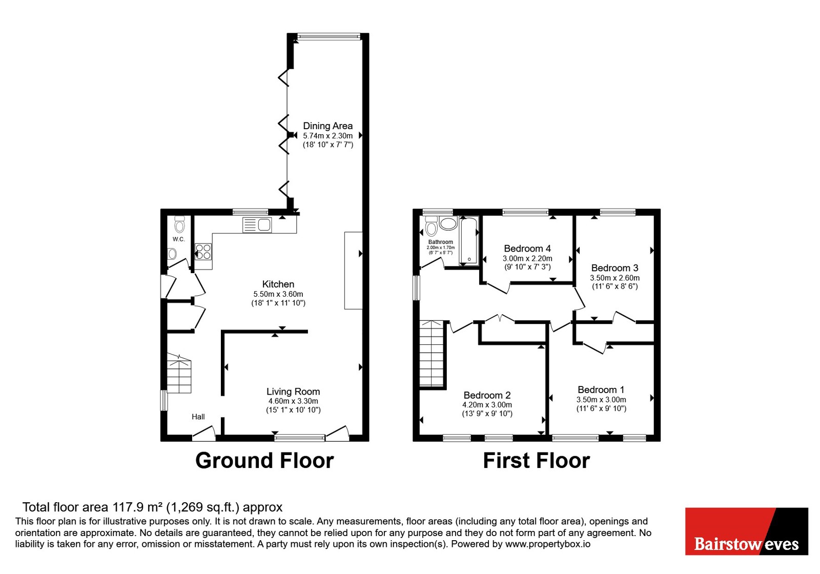 42, Hillbeck Crescent, Nottingham floorplan