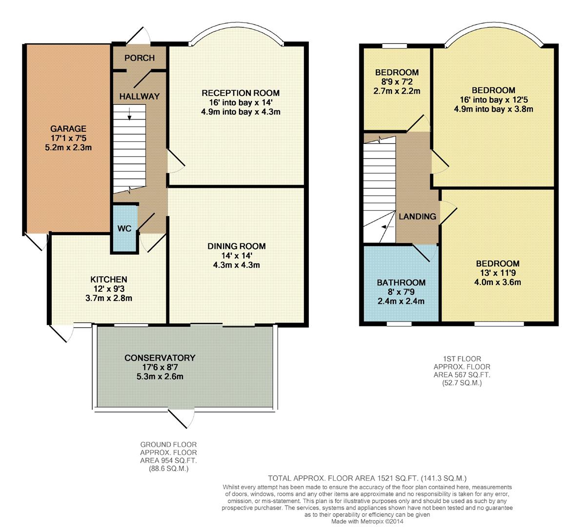 188, The Avenue, Highams Park floorplan