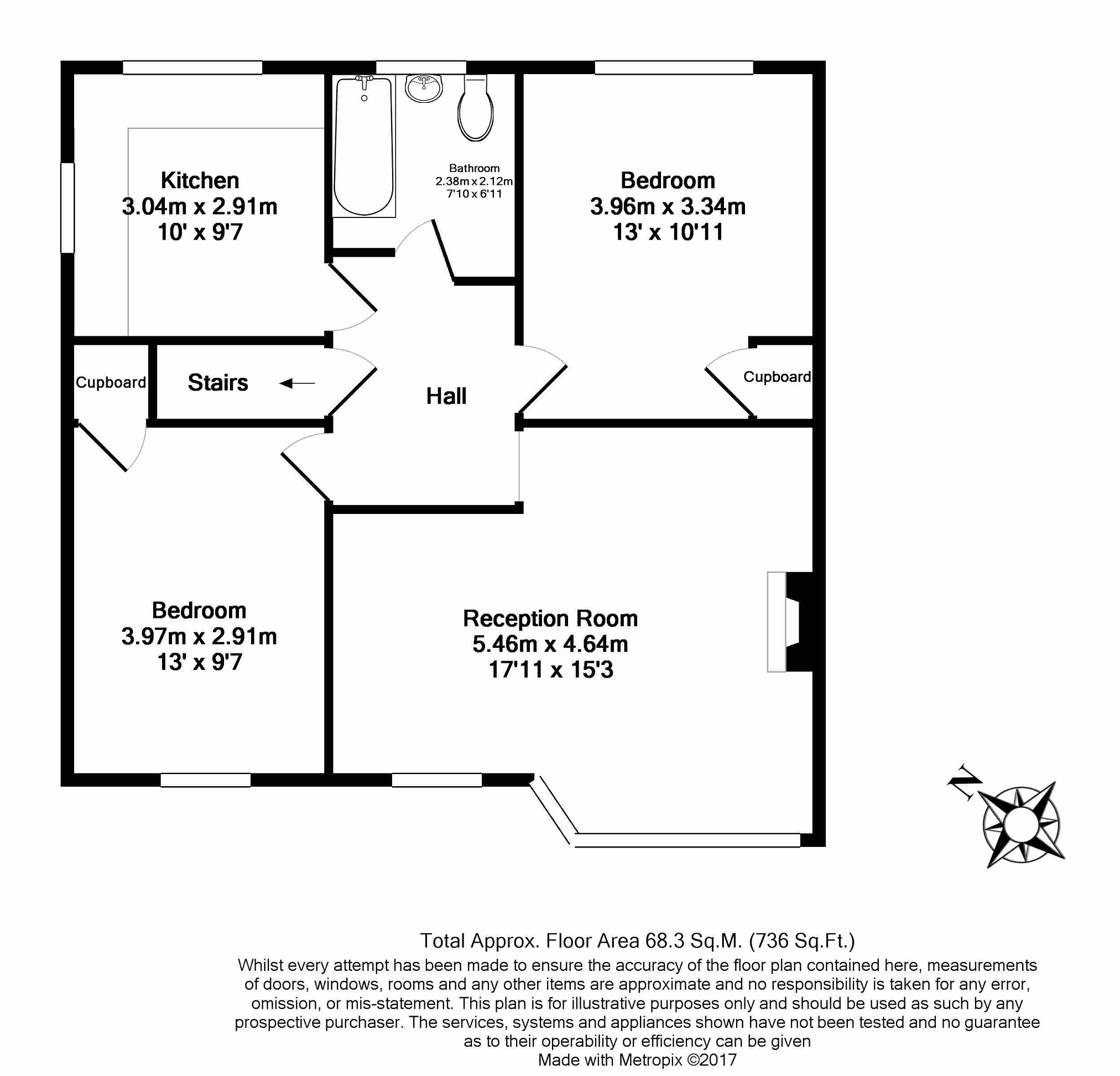 44, Bransby Road, Chessington floorplan