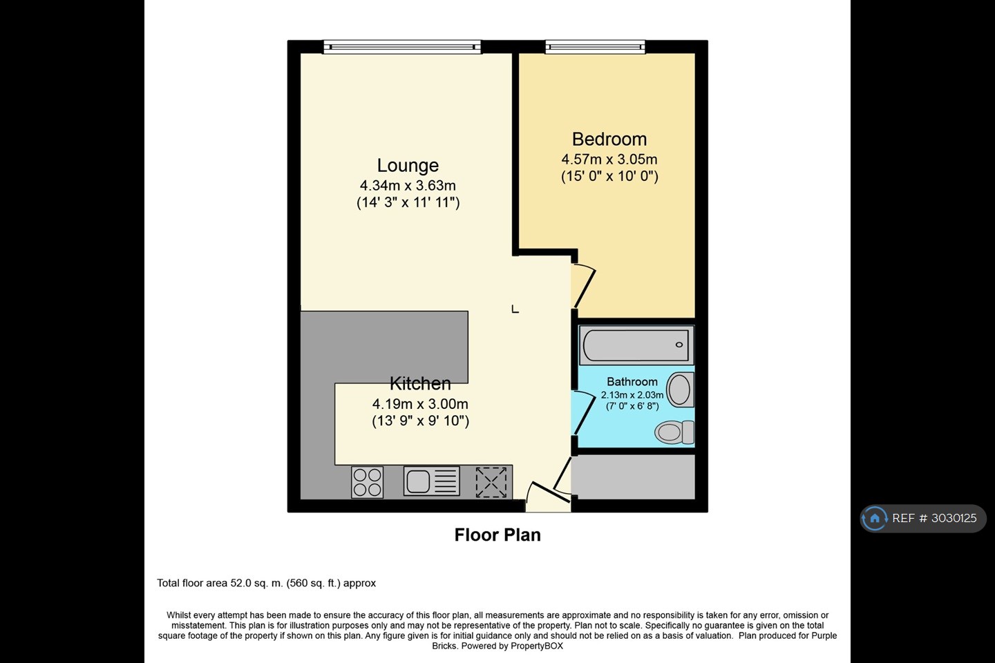 Apartment, Lightwell Cornwall Street, Birmingham floorplan
