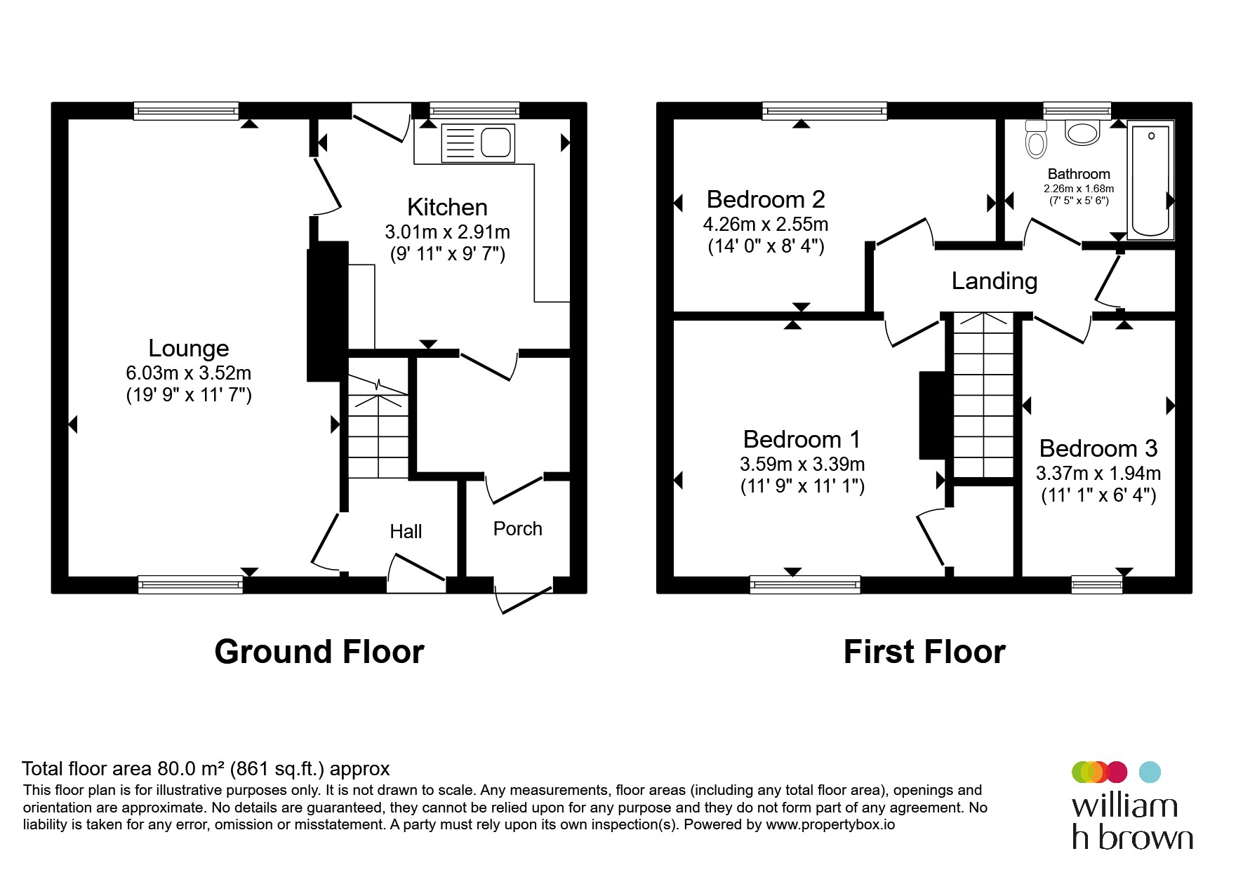 79, Springfield Crescent, Chesterfield floorplan
