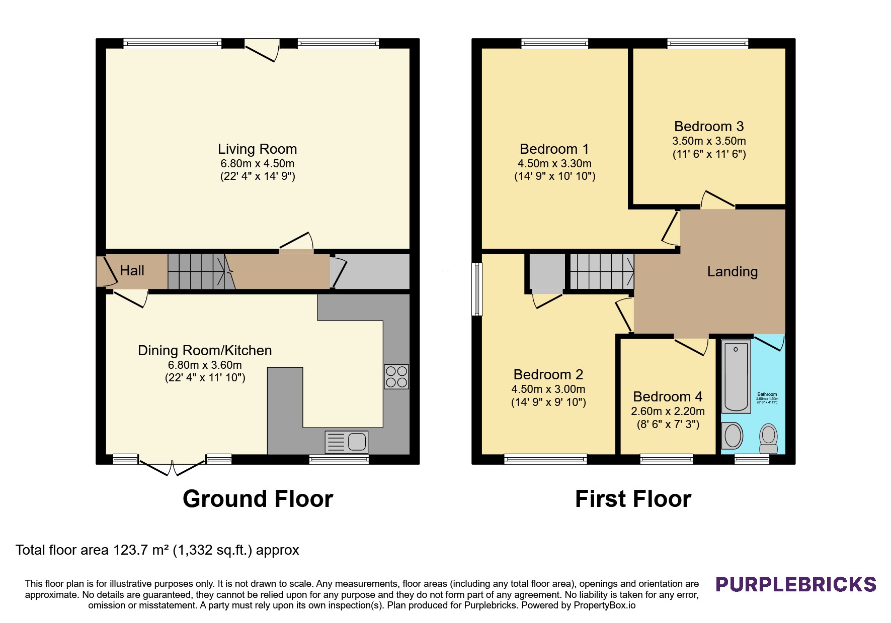 51, Coppice Drive, Wigan floorplan