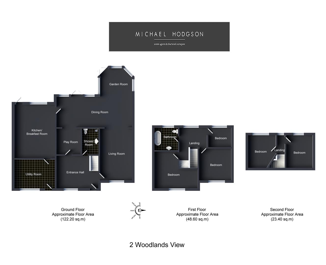 2, Woodlands View, Cleadon floorplan