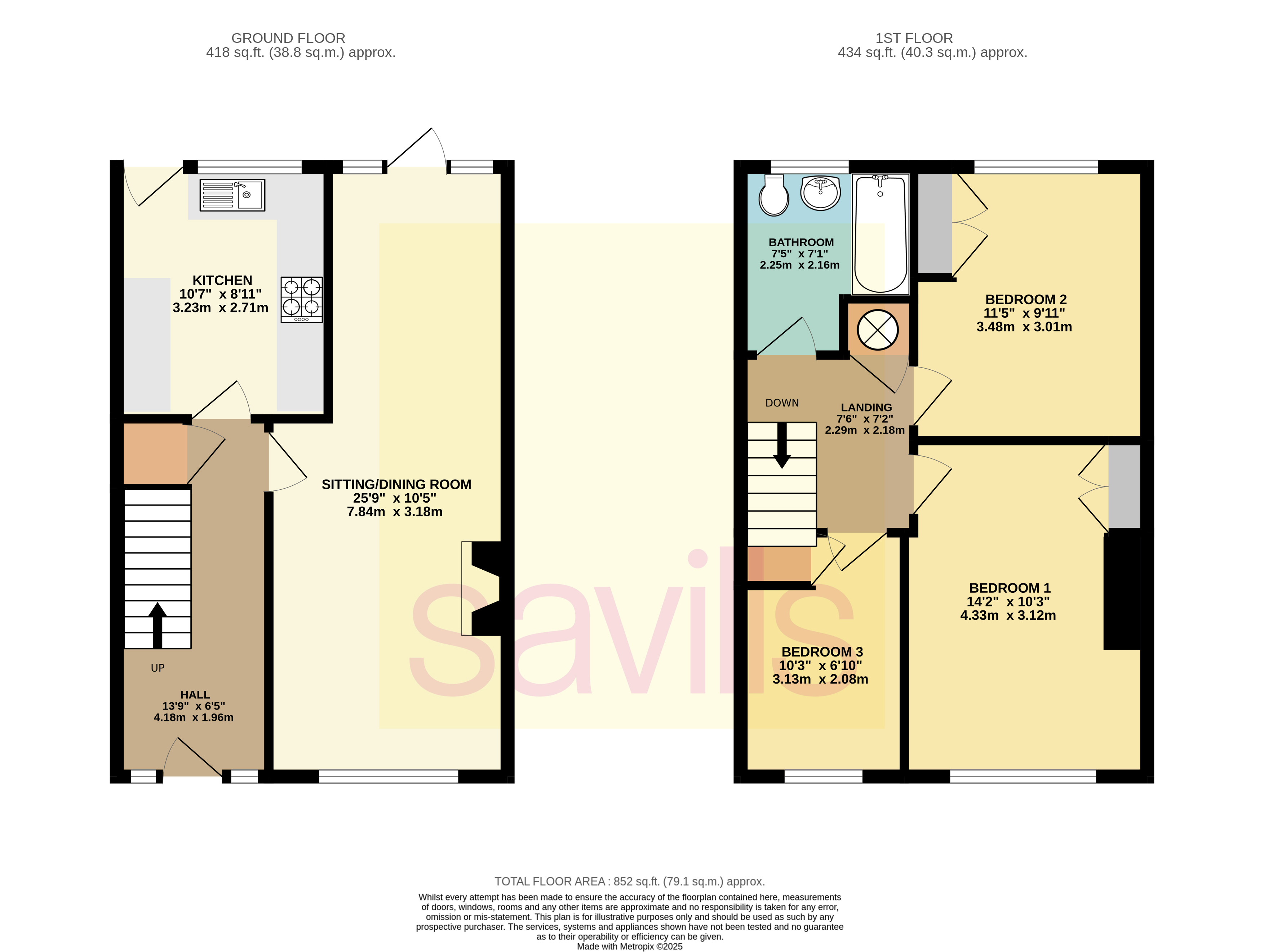 3, Fernlea Drive, Grouville floorplan