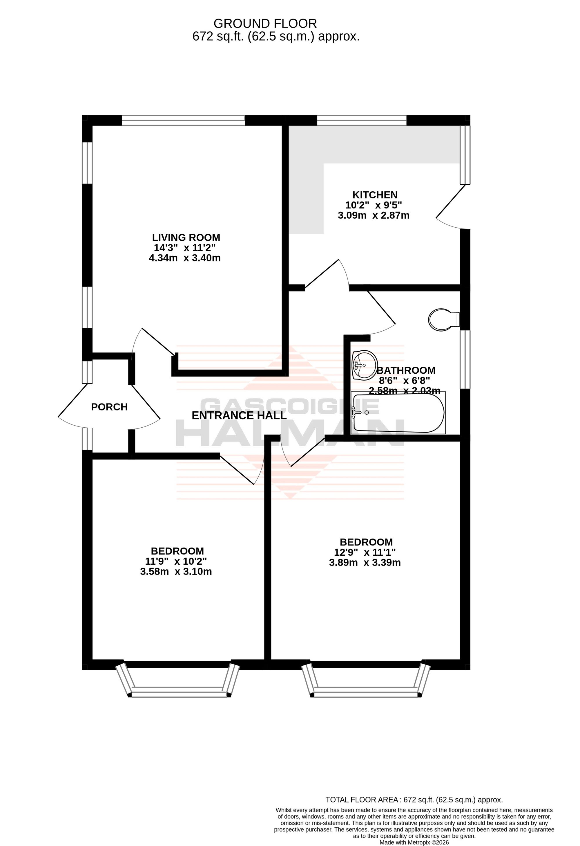 Ennerdale Drive, Sale floorplan