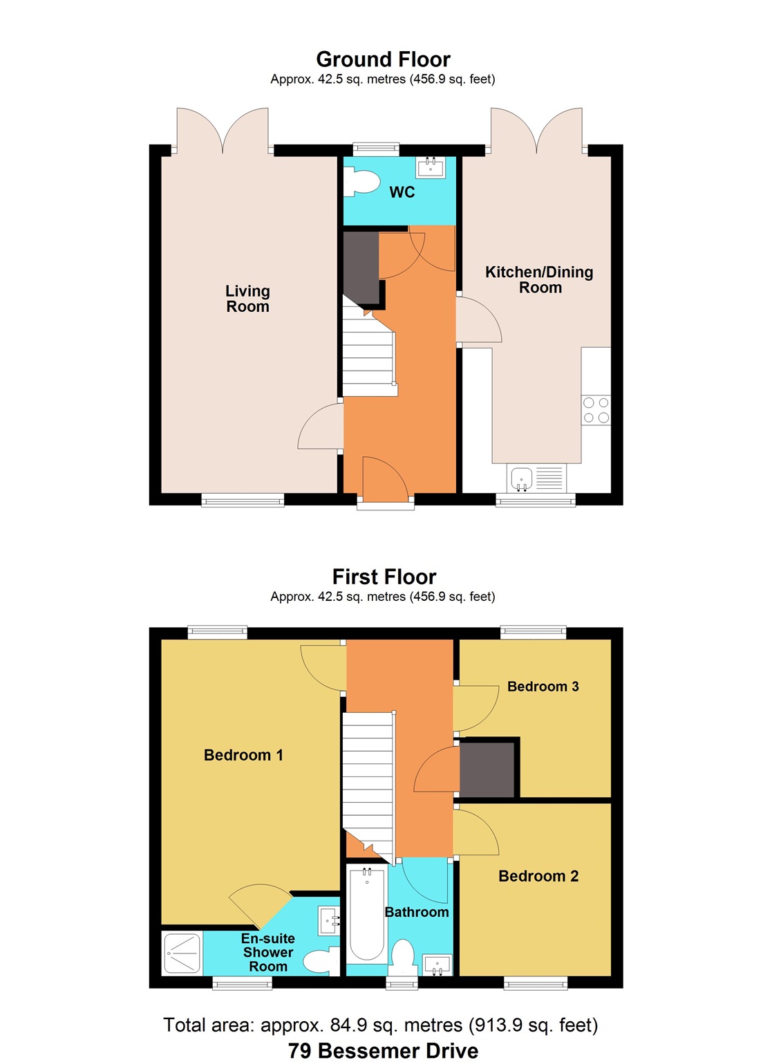 79, Bessemer Drive, Newport floorplan