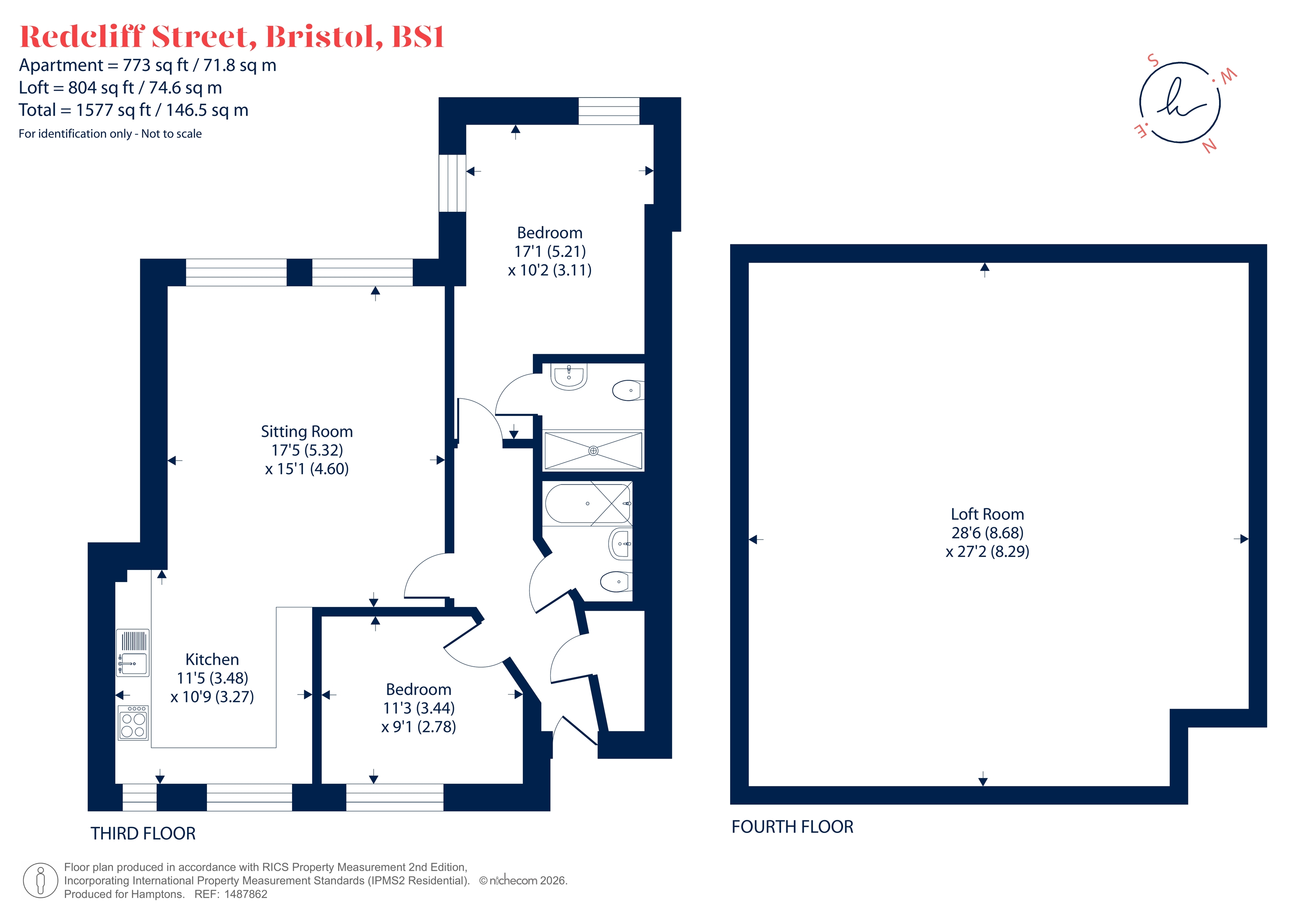 Flat 33, The Atrium, Redcliff Street, Bristol floorplan