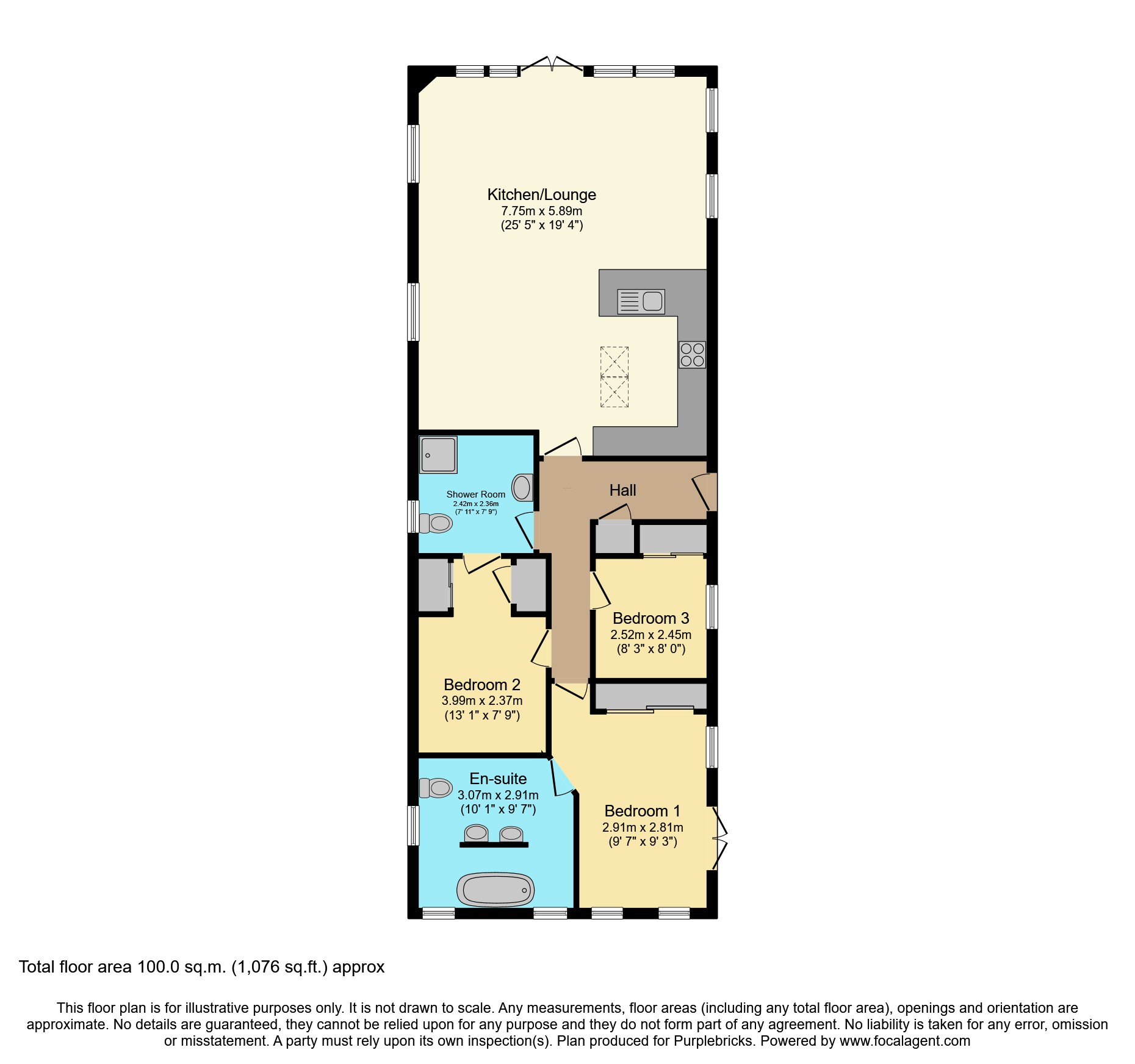 Lodge 9, The Sanctuary Lodges, Pwllheli floorplan