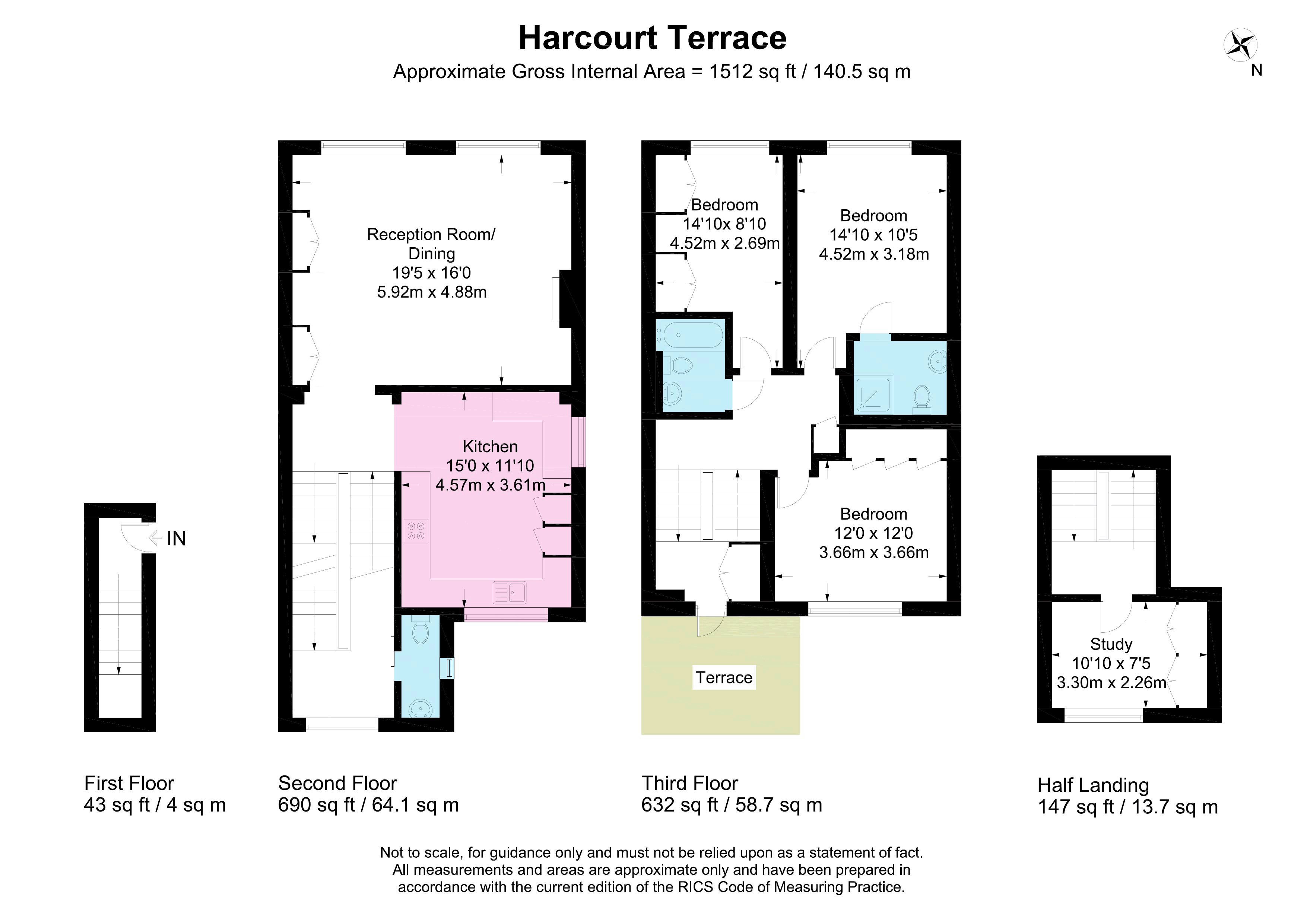 4 Bedrooms Maisonette for sale in Harcourt Terrace, London SW10