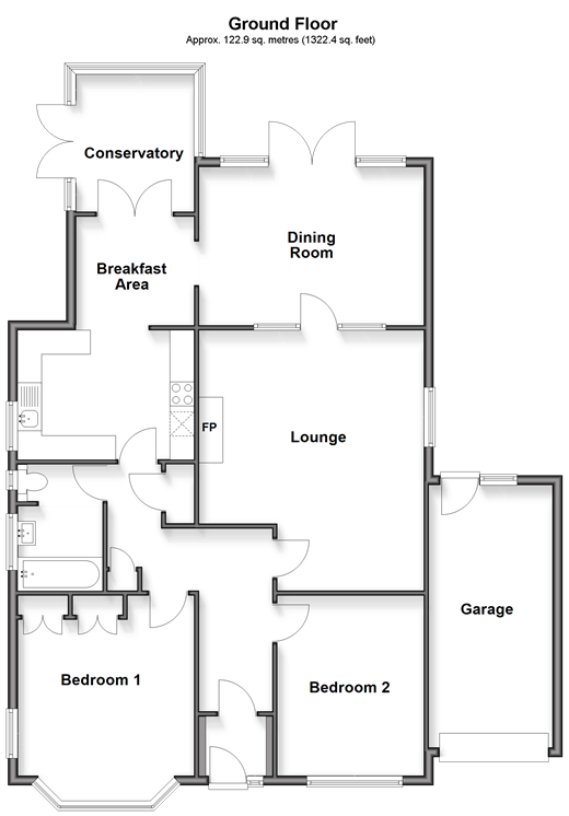 St. Anthony's Way, Margate floorplan