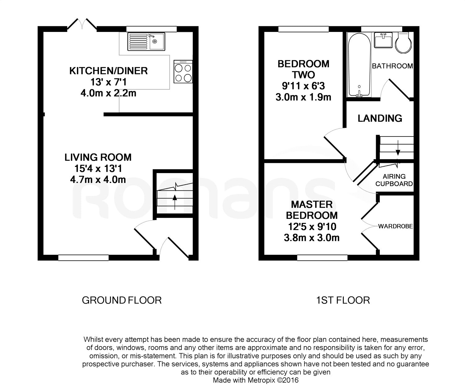 2 Bedrooms Terraced house to rent in Radnor Road, Martins Heron RG12