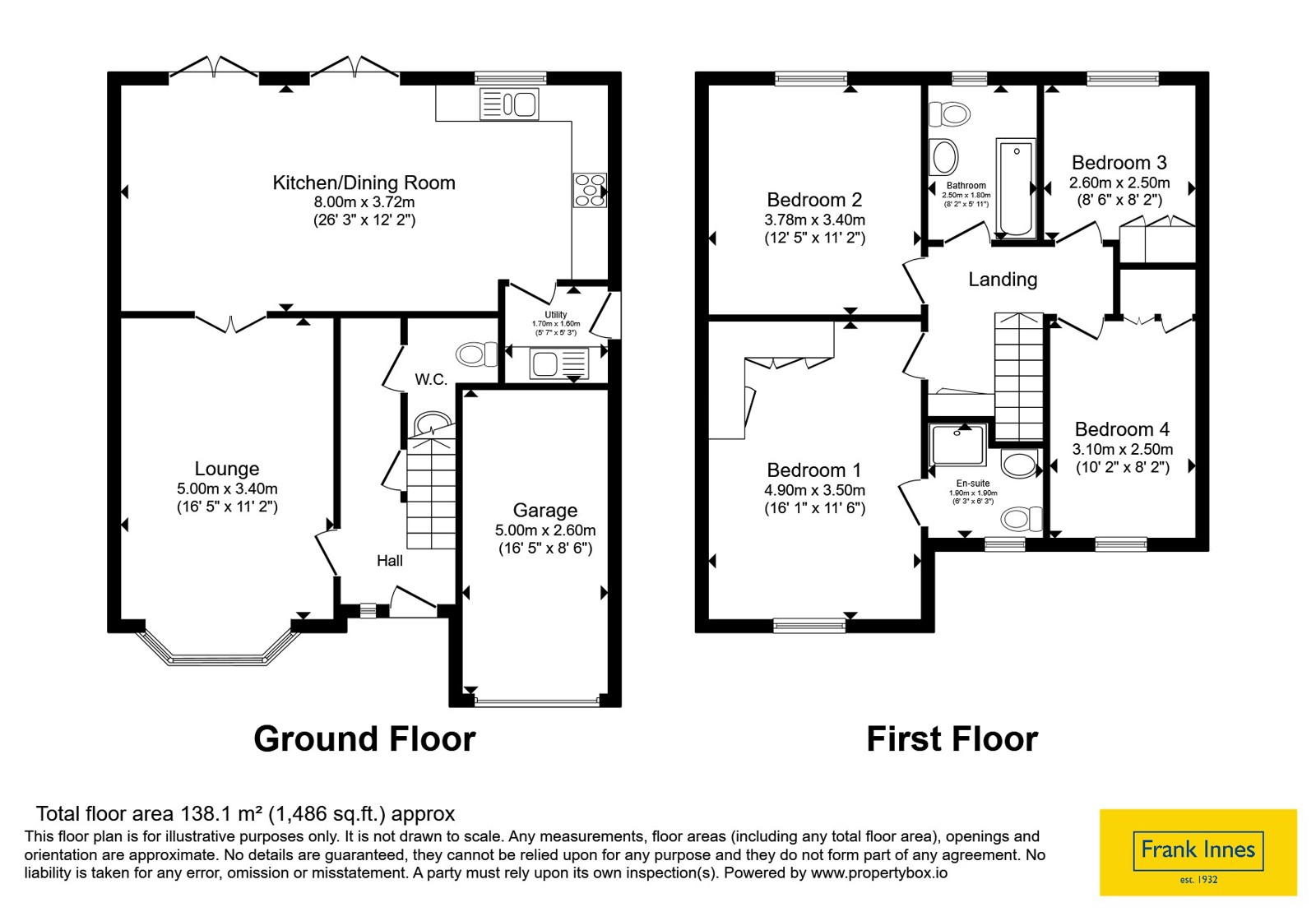19, Steeple Grange, Derbyshire floorplan