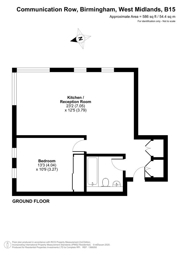 Apartment 4, Arden Gate, 12, Communication Row, West Midlands floorplan