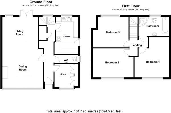 3 Bedrooms Semi-detached house for sale in Howard Place, Dunstable LU5