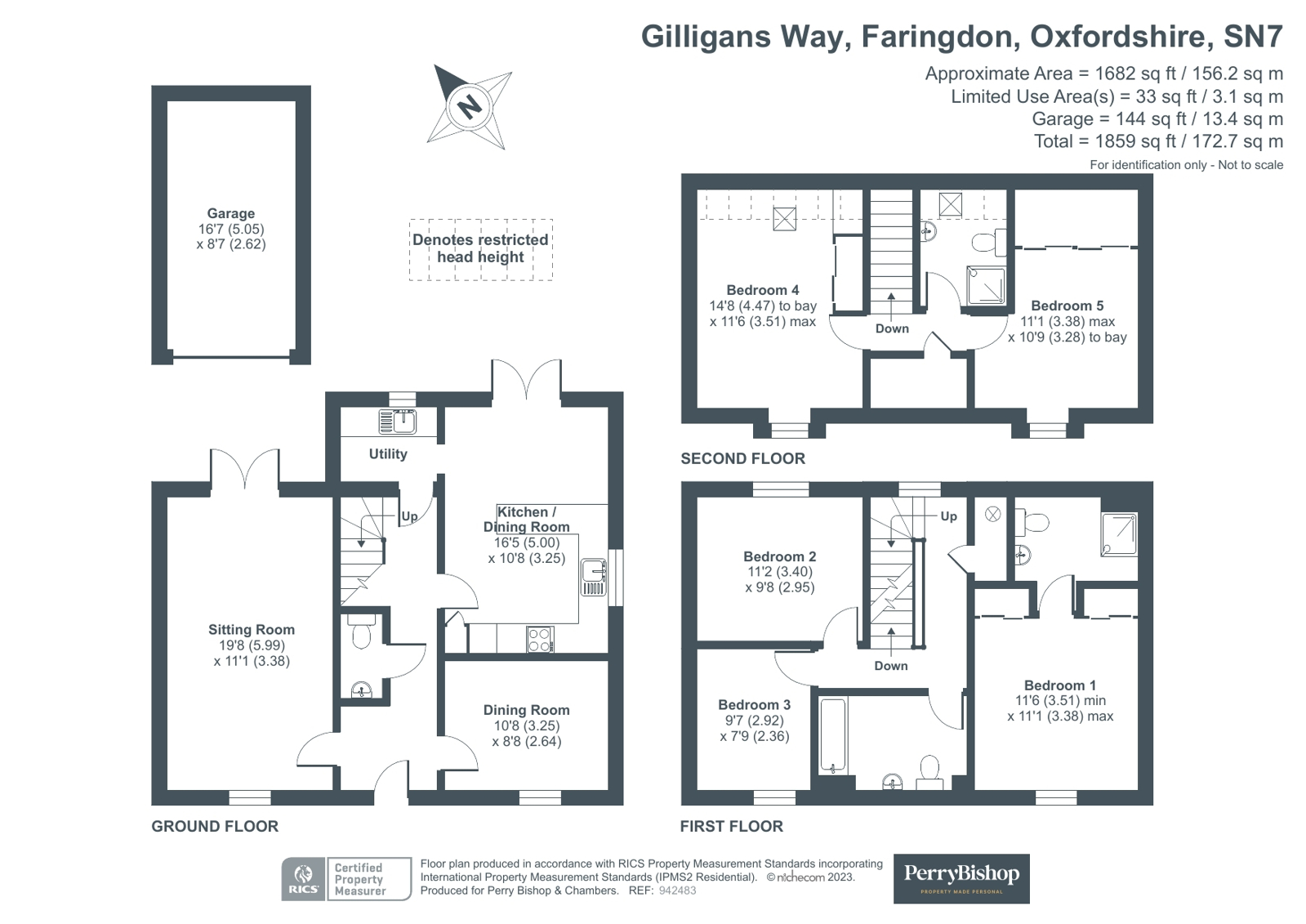 Gilligans Way, Faringdon, Oxfordshire SN7, 5 bedroom detached house for