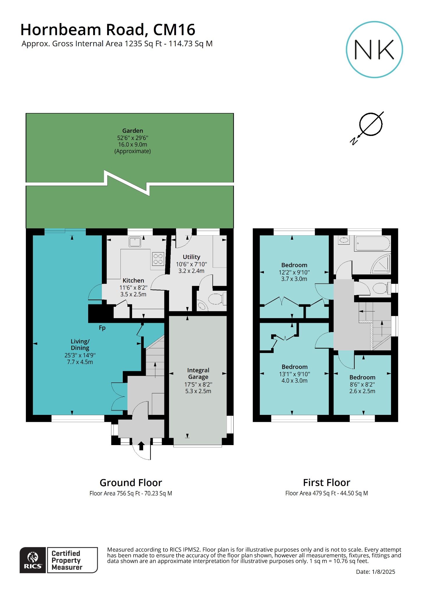 32, Hornbeam Road, Epping floorplan